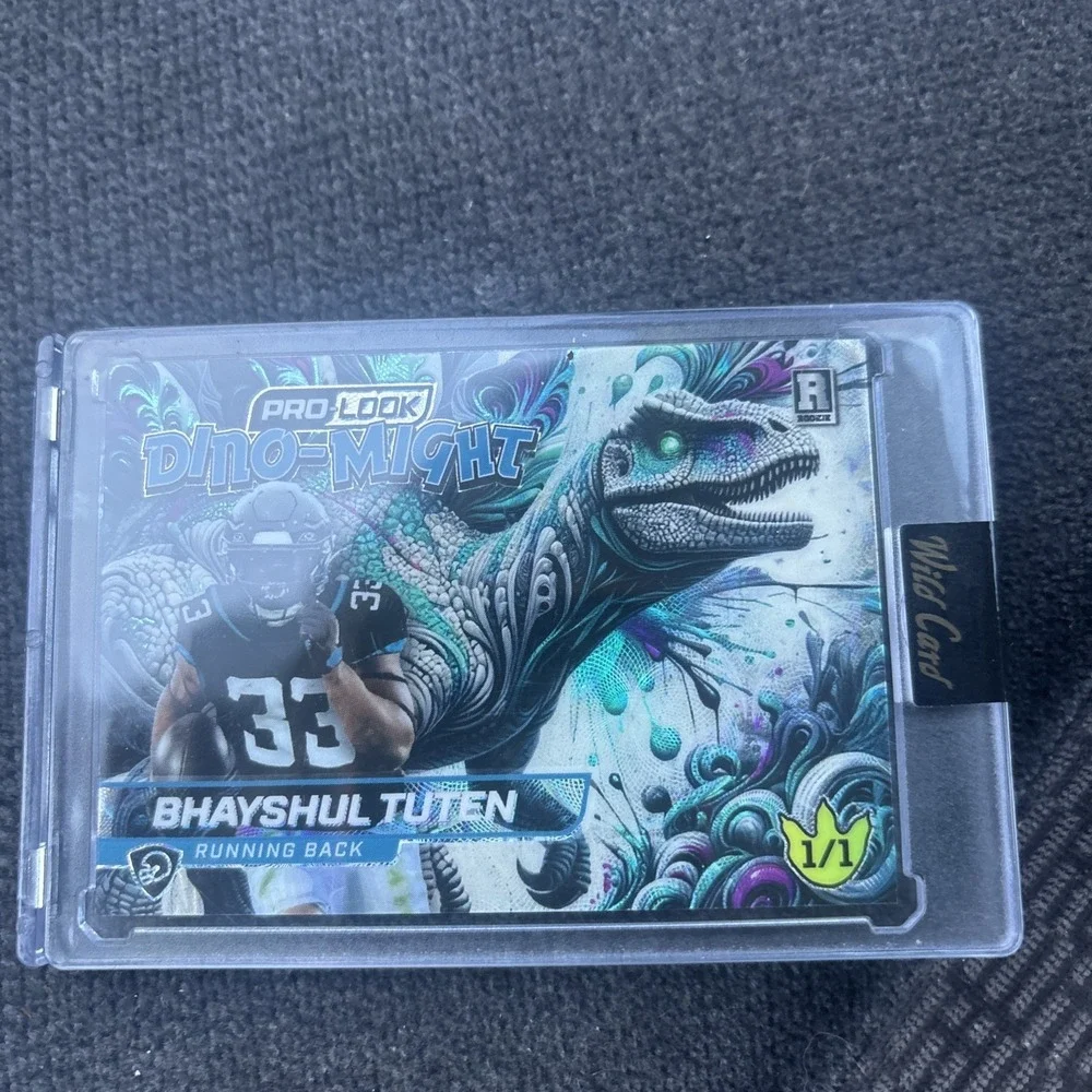 2025 Bhayshul Tuten Rookie 1/1 Rookie Dino-Might Sealed